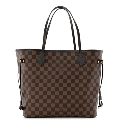 Louis Vuitton Damier Ebene Neo Neverfull MM Rose Ballerine 3 of 10