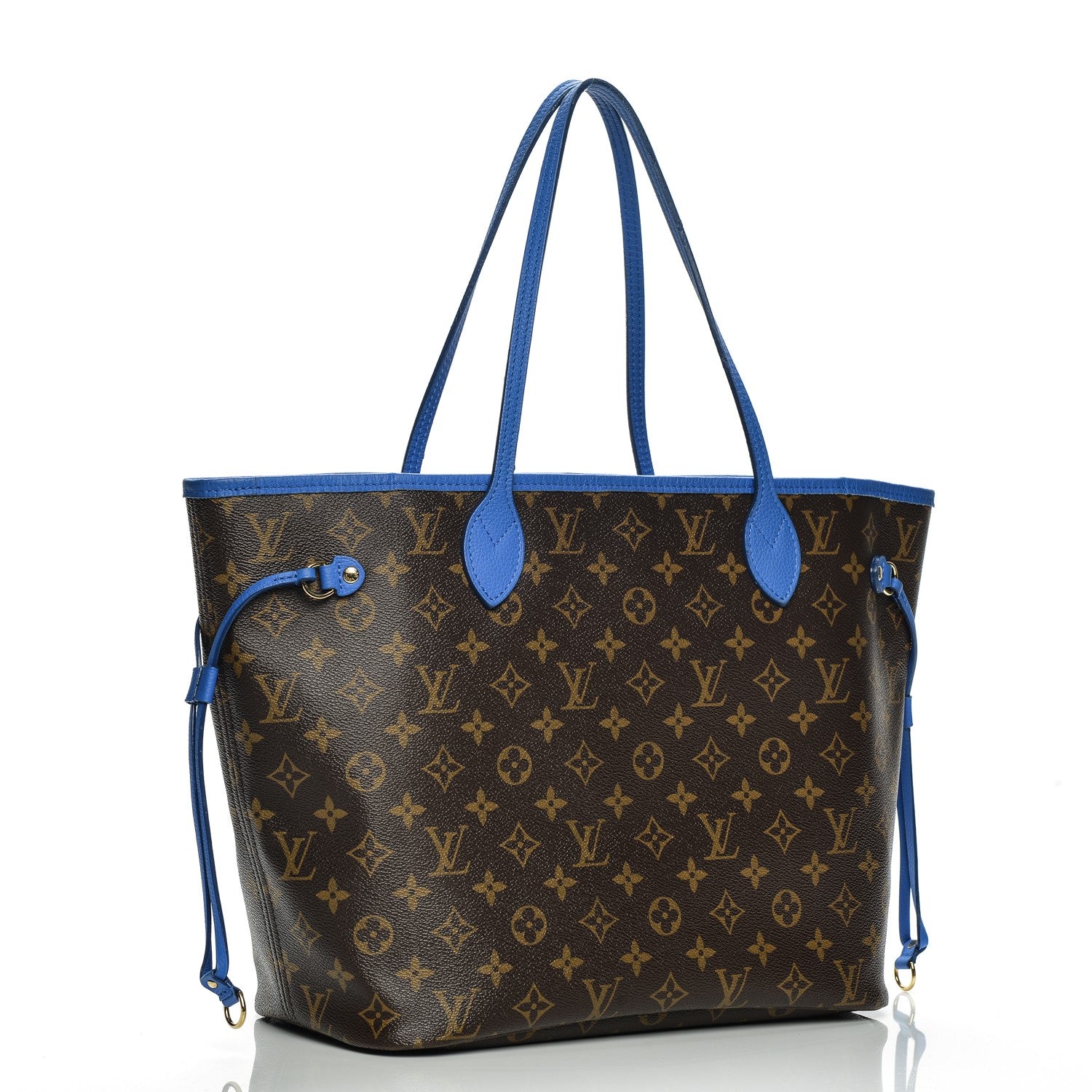 Louis Vuitton Monogram Articles de Voyage Ikat Neverfull MM Grand Blue 3 of 8