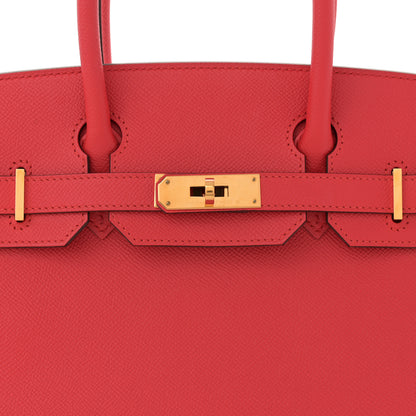 Hermes Epsom Birkin 30 Rouge Tomate 8 of 10
