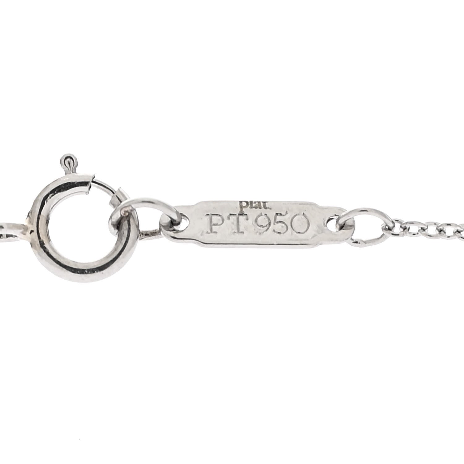 Tiffany Platinum Diamond Tanzanite Paper Flowers Pendant Necklace 5 of 5