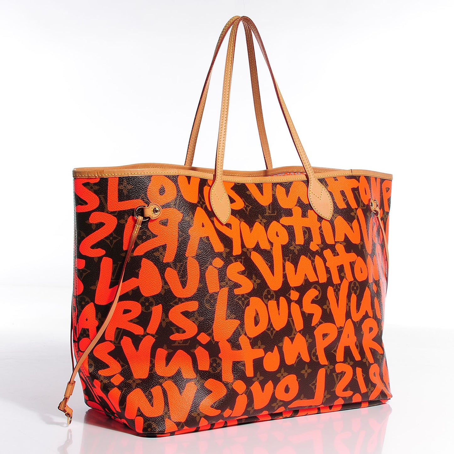 Monogram Graffiti Neverfull GM Orange