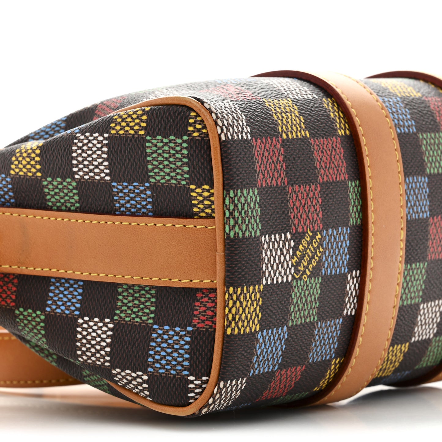 LV Vers Damier Ebene Keepall Bandouliere 25