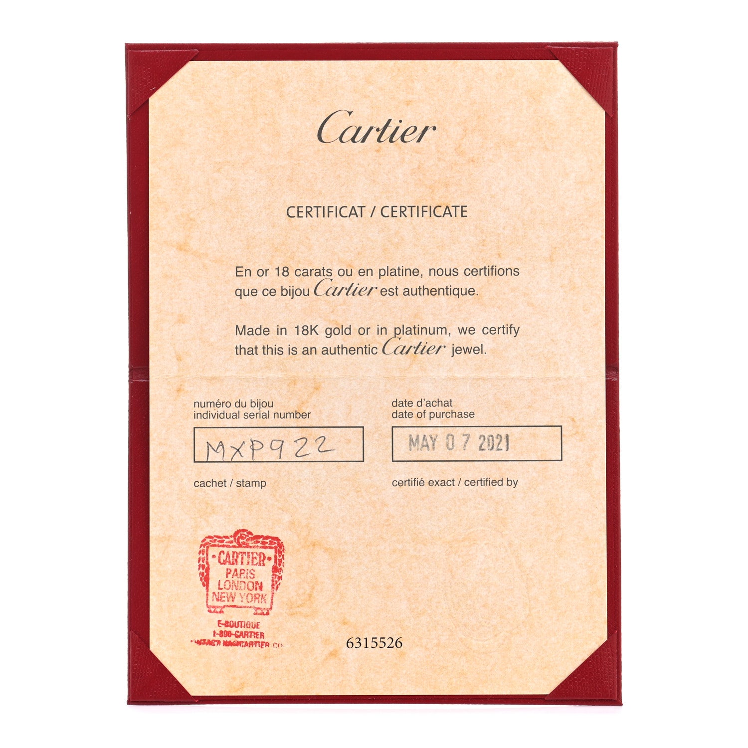 Cartier 18K Yellow Gold Small Juste Un Clou Ring 48 4.5 5 of 6