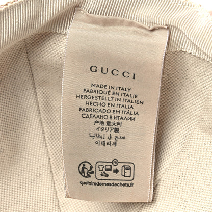 Gucci Monogram Jumbo GG Mosteri Baseball Hat S 56 Beige Light Pink 8 of 10