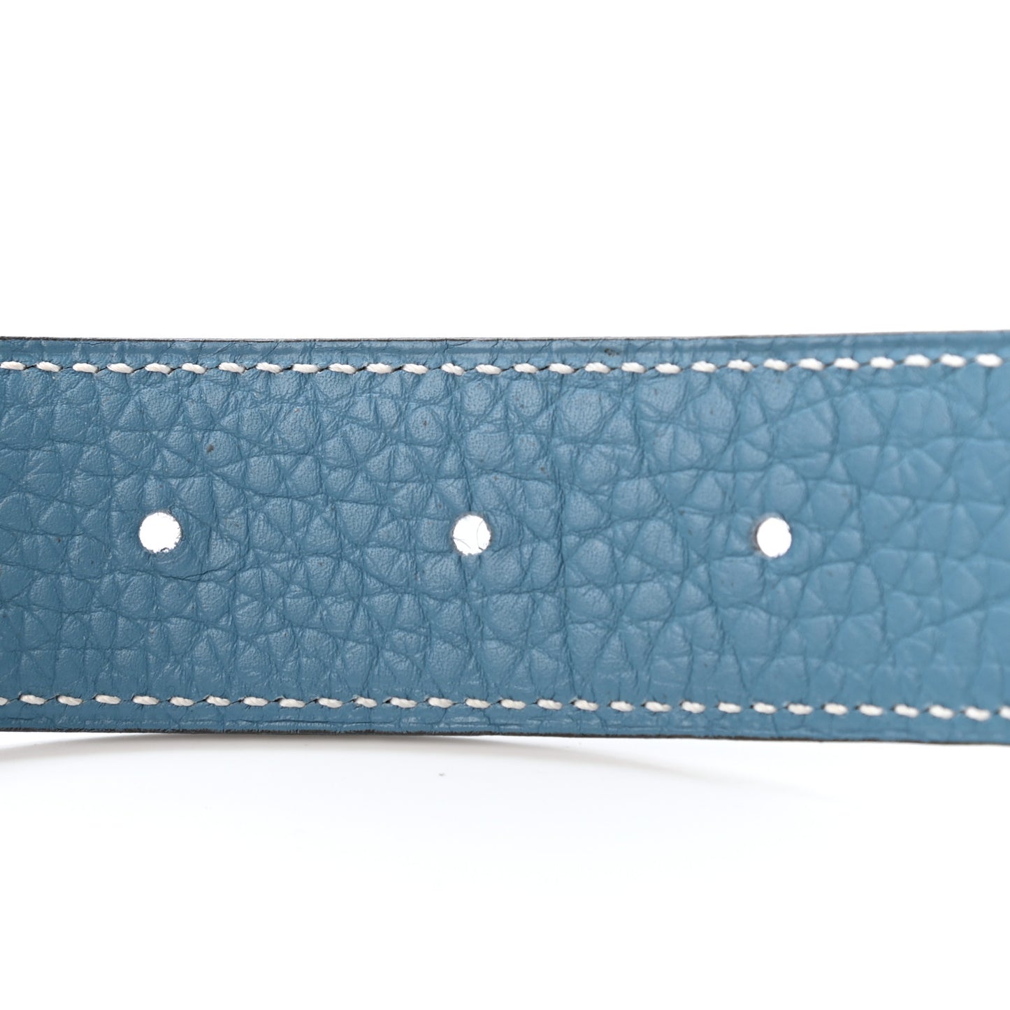 Box Togo 24mm Guilloche H Belt 85 Black Bleu Jean