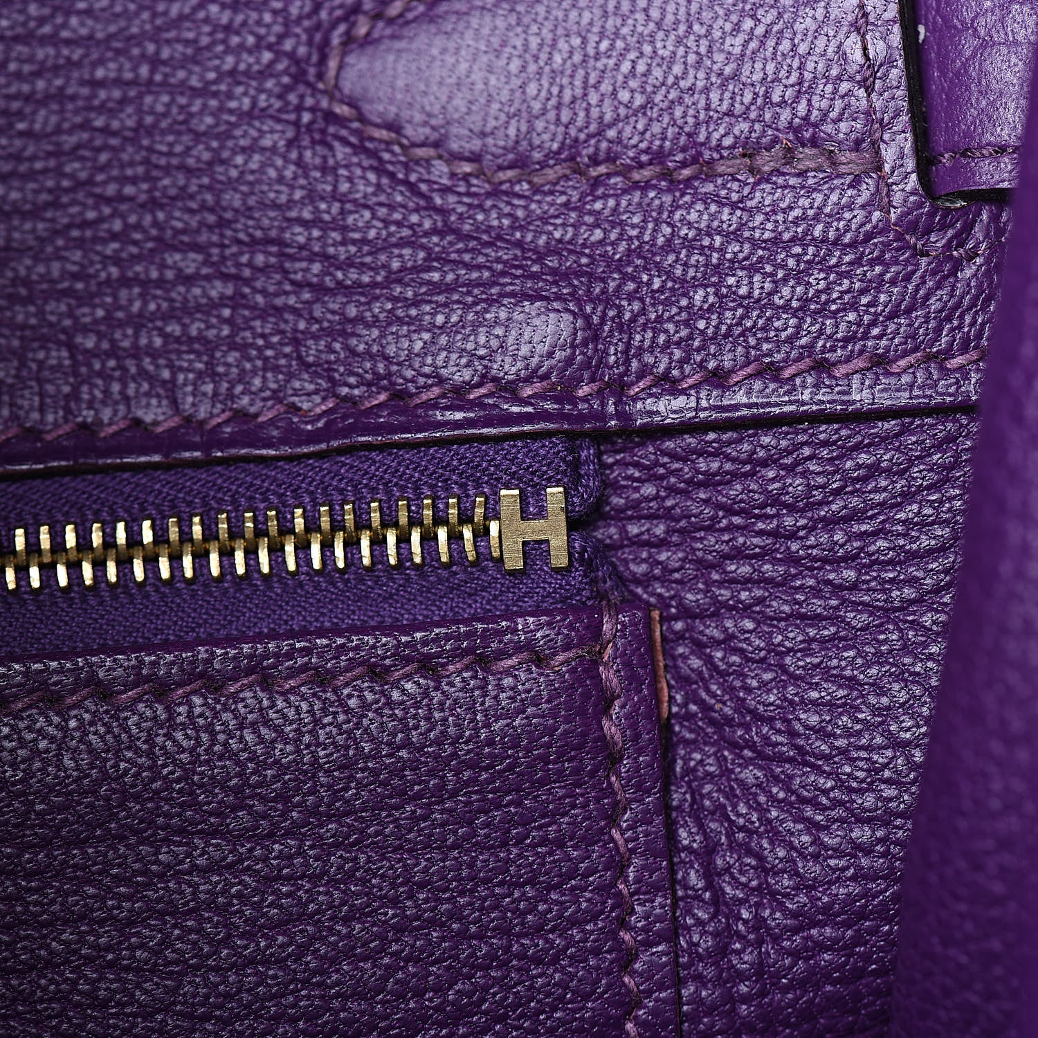 Hermes Togo Birkin 30 Ultraviolet 10 of 33