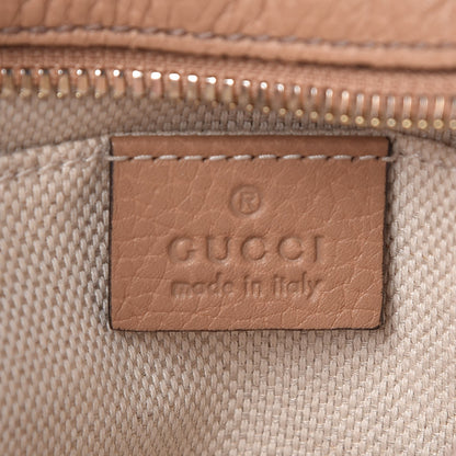 Gucci Pebbled Calfskin Small Soho Disco Bag Camelia 6 of 7