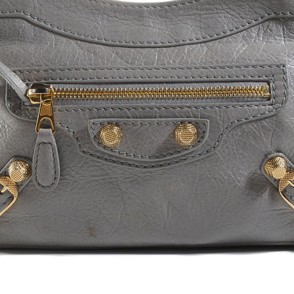 Balenciaga Agneau Giant 12 Gold Hardware Hip Gris Pyrite 11 of 12