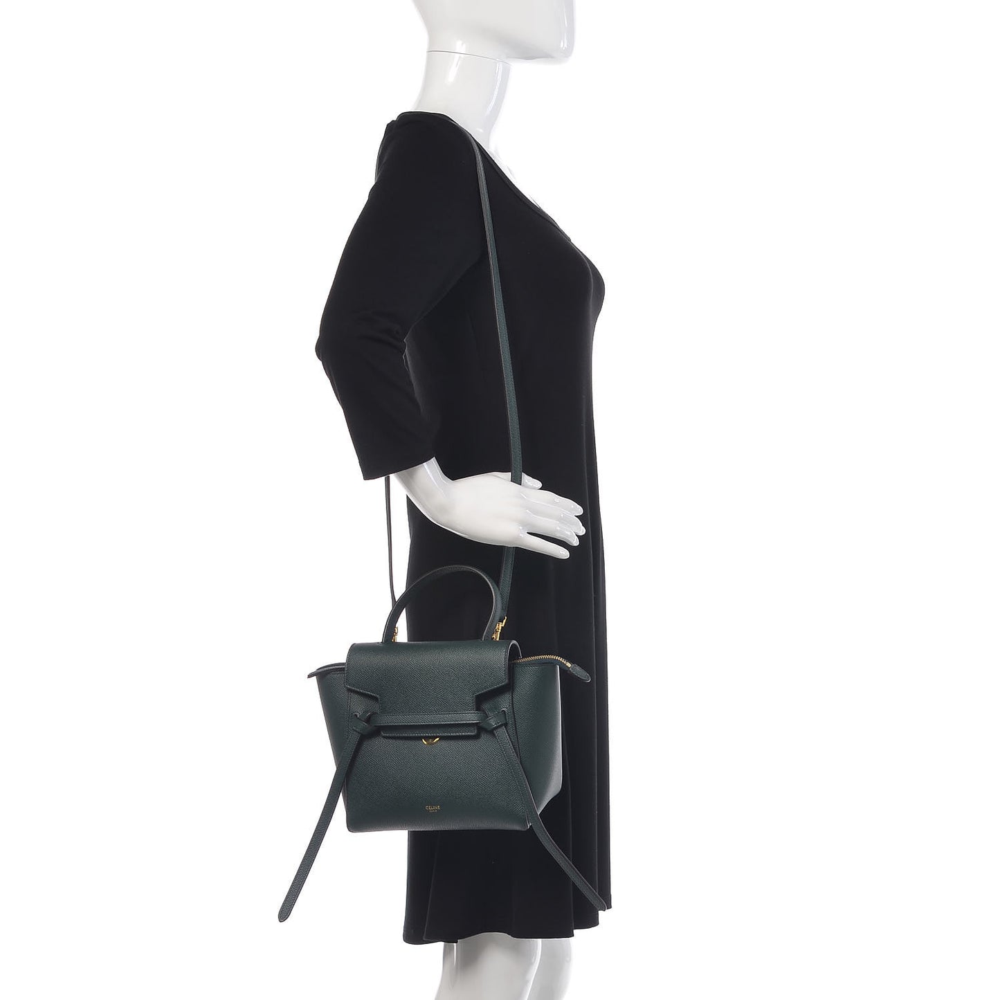 Grained Calfskin Nano Belt Bag Amazone