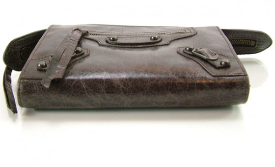 Balenciaga Agneau Portfeuille Mini Wallet Brown 3 of 8