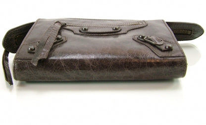 Balenciaga Agneau Portfeuille Mini Wallet Brown 3 of 8