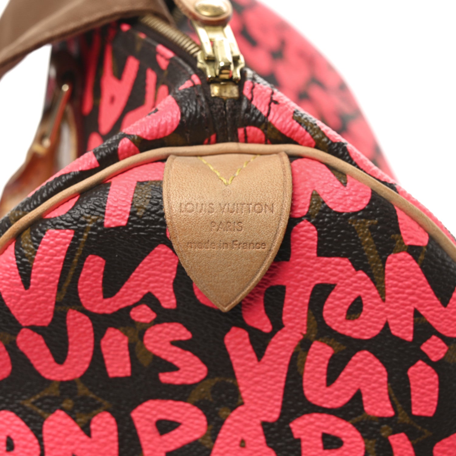 Louis Vuitton Monogram Graffiti Speedy 30 Fuchsia 6 of 11