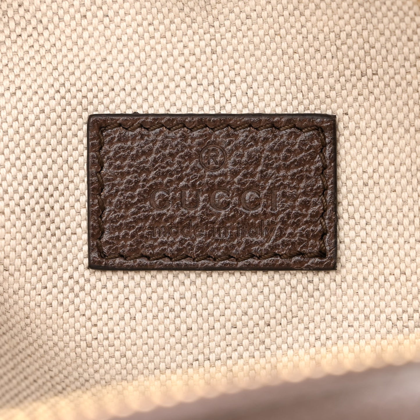 Monogram Jumbo GG Textured Dollar Calfskin Web Mini Crossbody Bag Camel Ebony New Acero