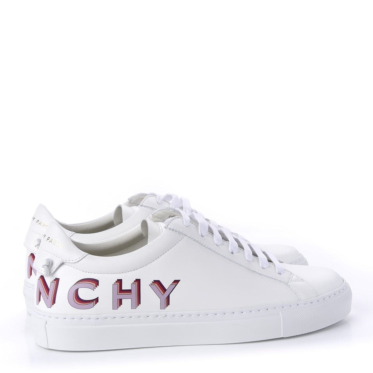 Calfskin Logo Womens Urban Street Sneakers 38 White Red