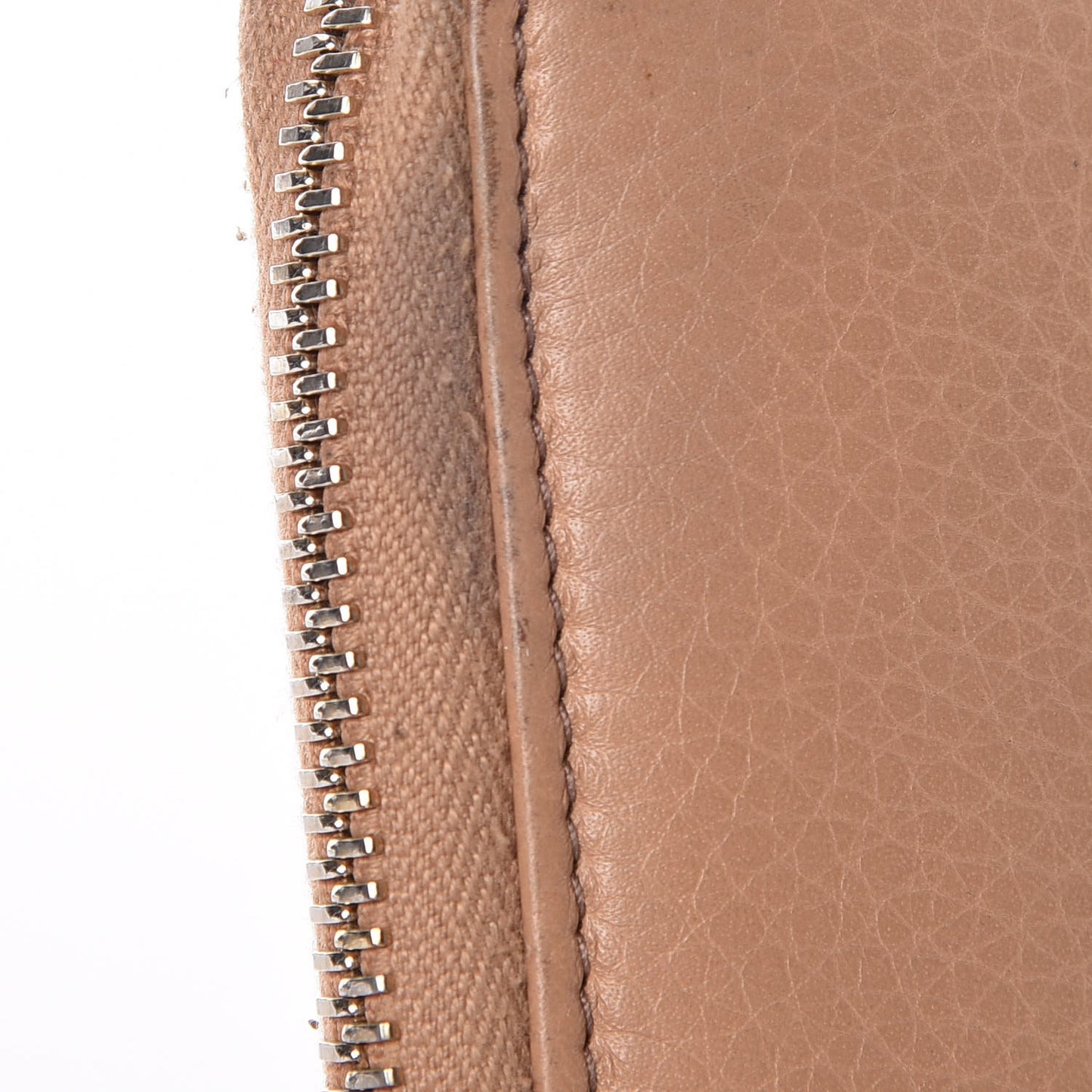 Calfskin Medium Soho Zip Around Wallet Camelia