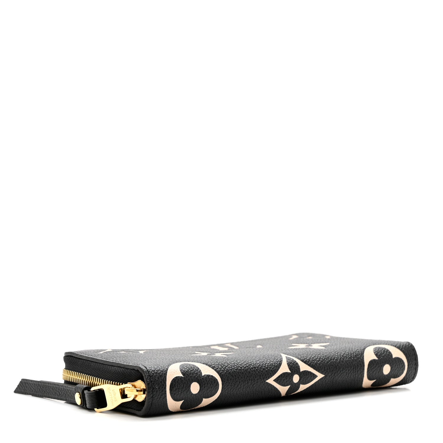 Louis Vuitton Empreinte Monogram Giant Zippy Wallet Black Beige 4 of 7
