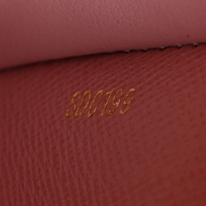 Louis Vuitton Damier Azur Victorine Wallet Rose Ballerine 7 of 7