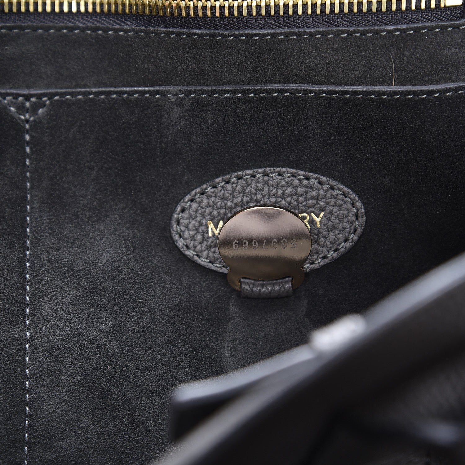 Mulberry Classic Grain Bayswater Mole Grey 7 of 13