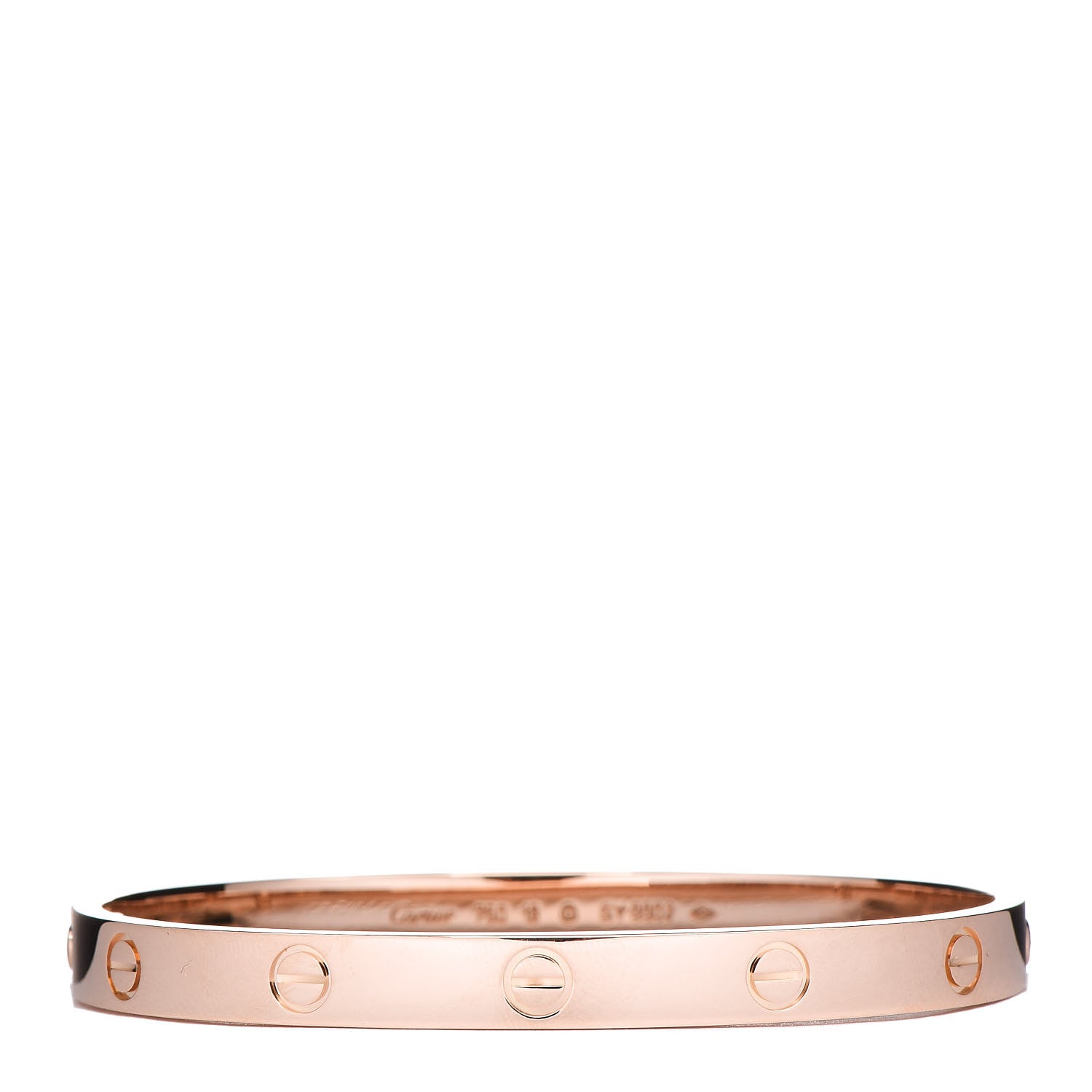 Cartier 18K Pink Gold LOVE Bracelet 18 1 of 5