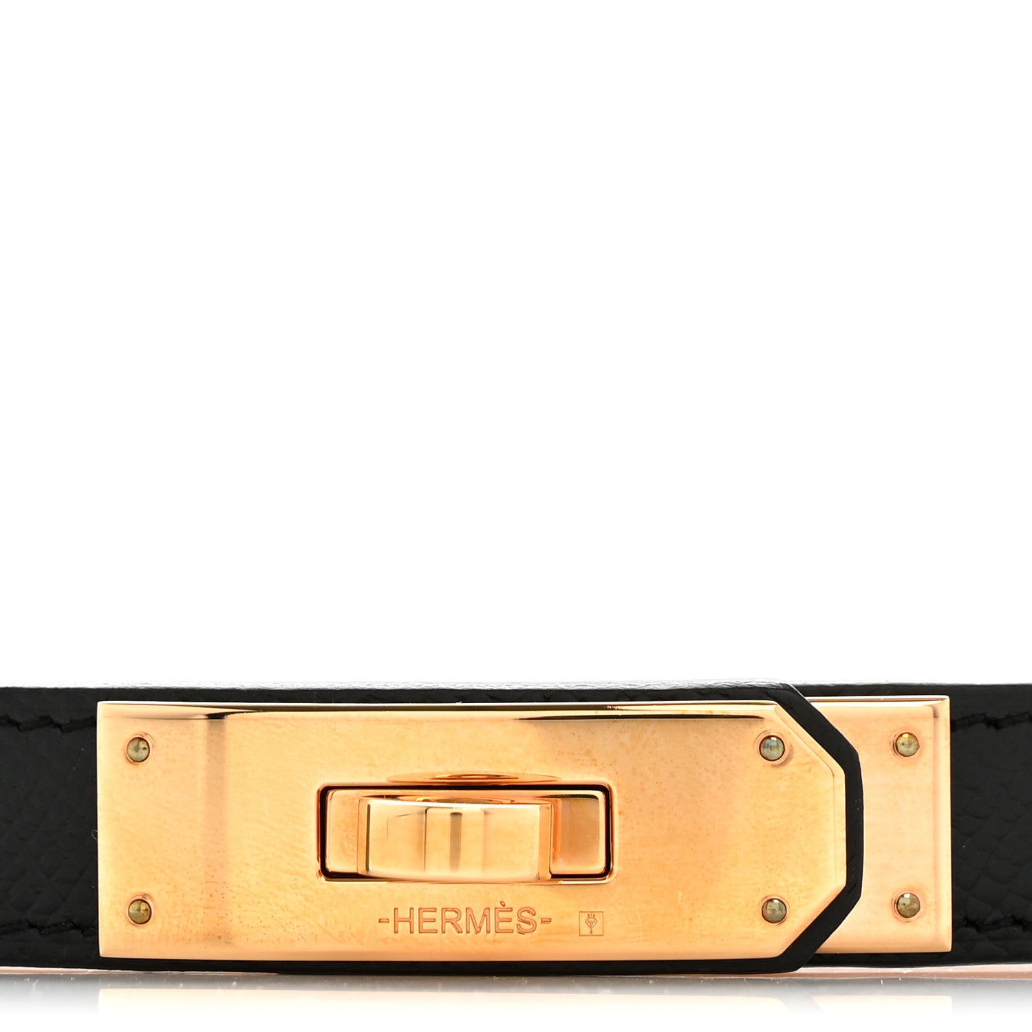 Hermes Epsom Kelly Belt Black 3 of 7