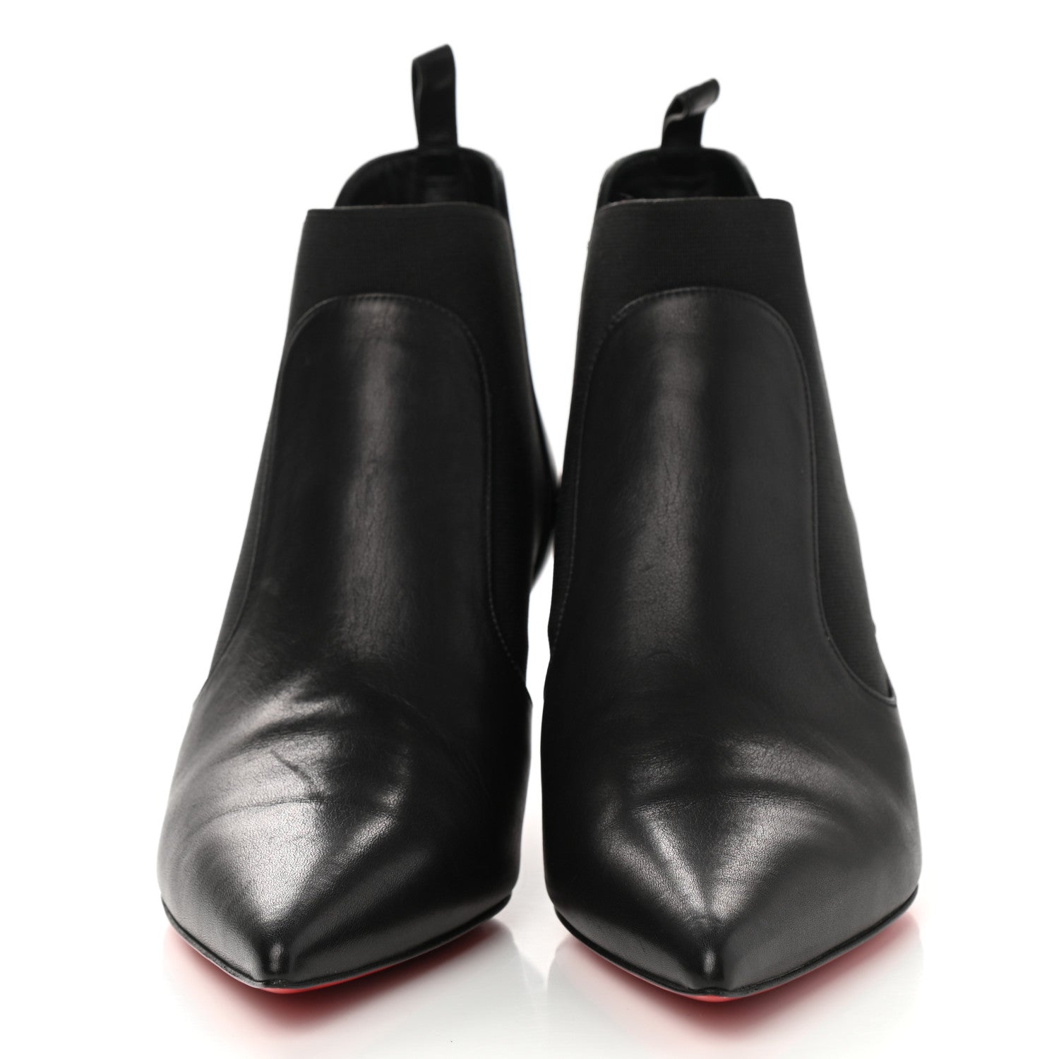 Christian Louboutin Calfskin Carnavague 55 Ankle Boots 38 Black 2 of 9