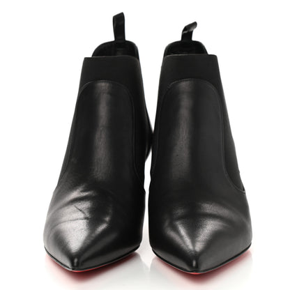 Christian Louboutin Calfskin Carnavague 55 Ankle Boots 38 Black 2 of 9