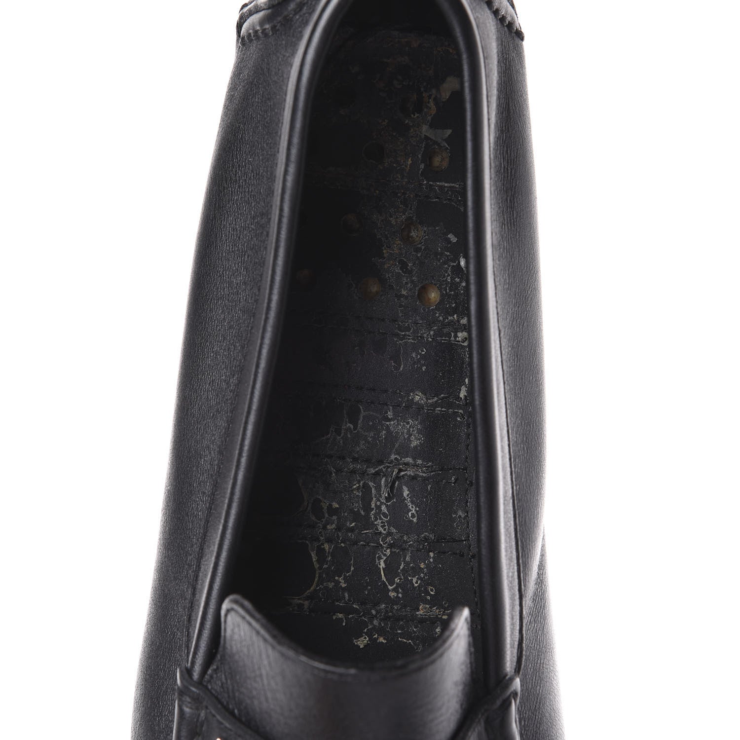 Louis Vuitton Calfskin Racetrack Moccasin Loafers 10.5 Black 12 of 16