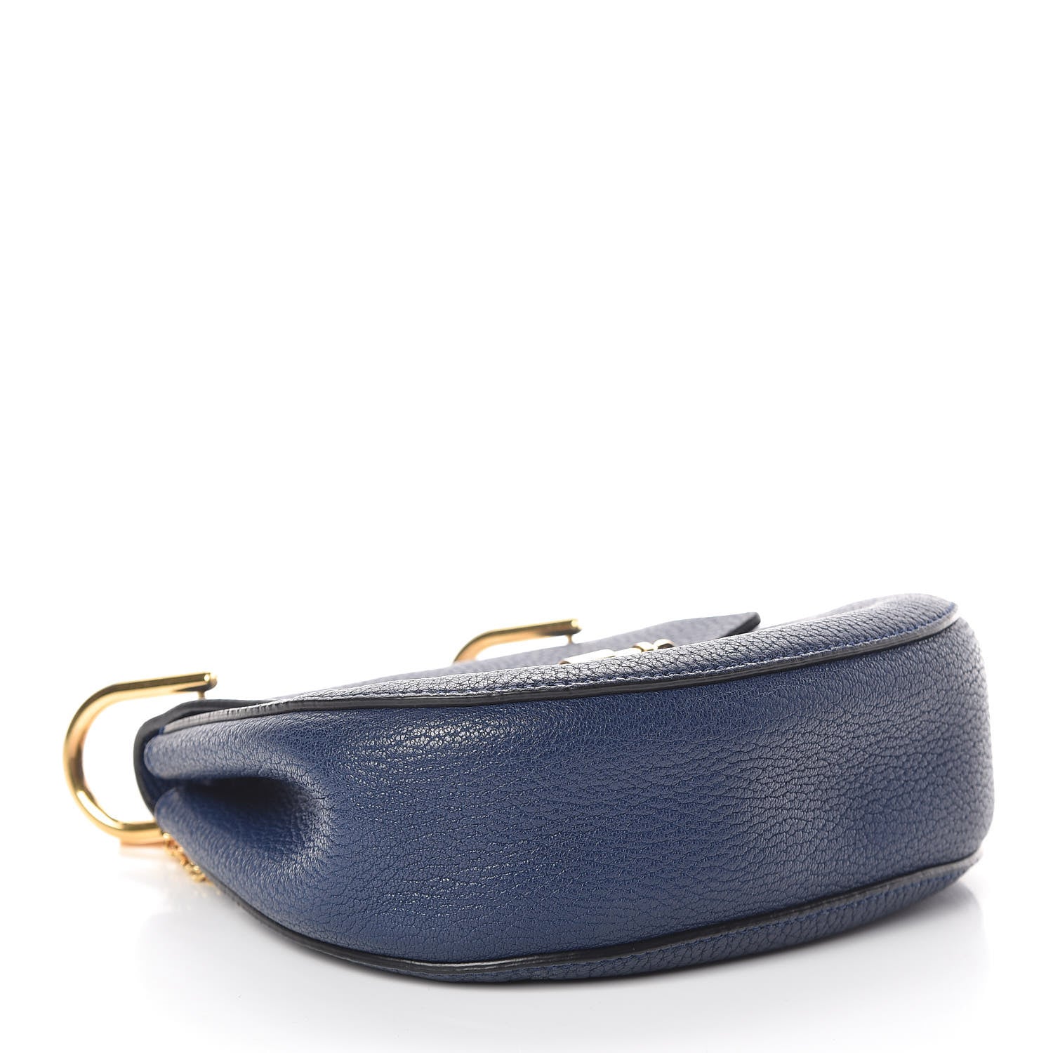 Chloe Grained Lambskin Mini Drew Shoulder Bag Royal Navy 5 of 11