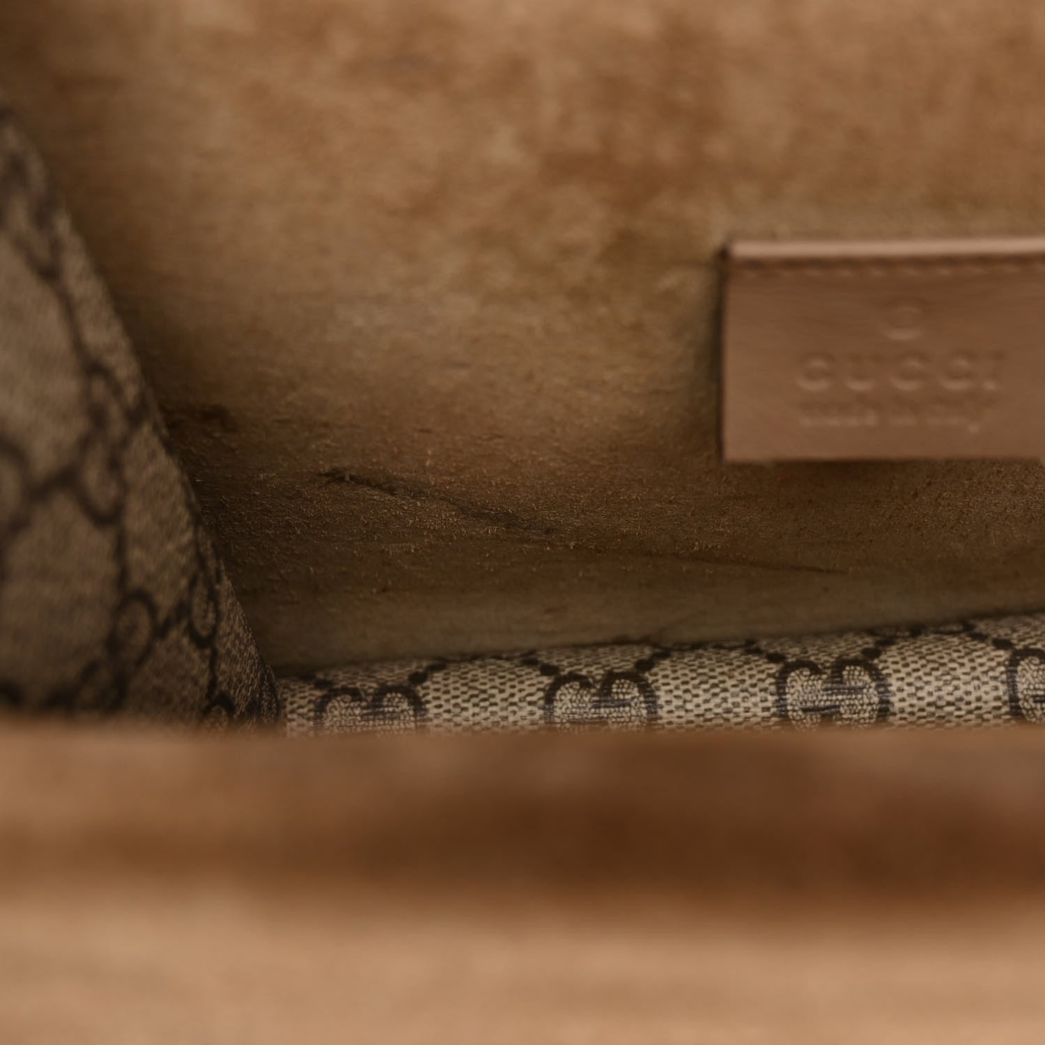 Gucci GG Supreme Monogram Mini Dionysus Shoulder Bag Taupe 10 of 11