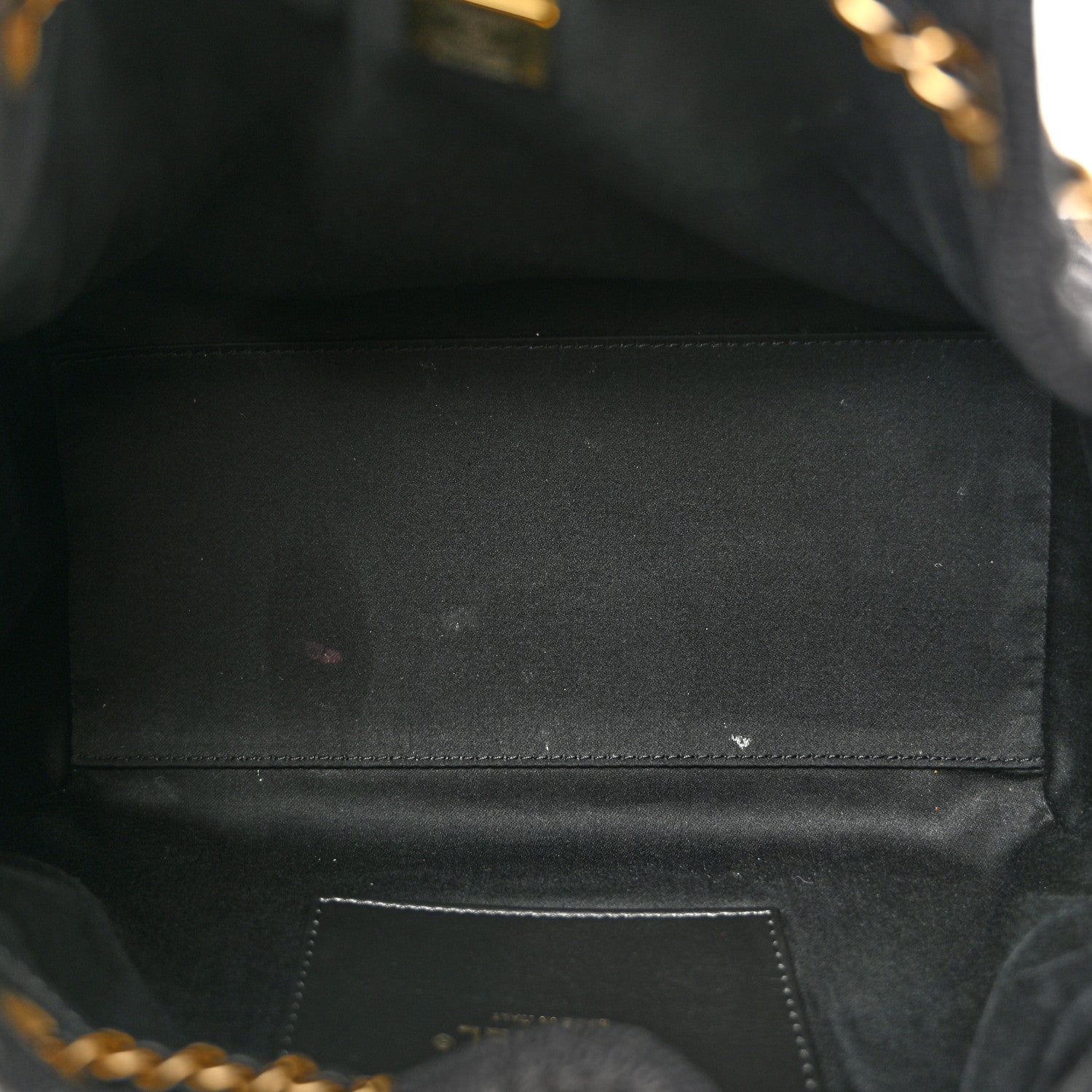 Chanel Washed Denim Quilted Small Chanel 25 Handbag Black 5 of 10