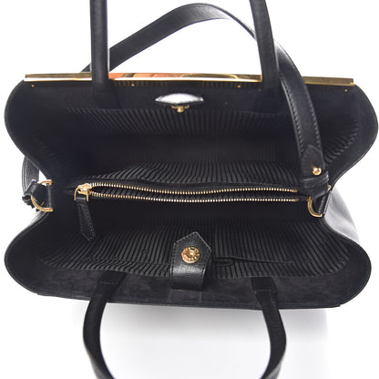 Fendi Vitello Elite Regular 2Jours Tote Black 5 of 9