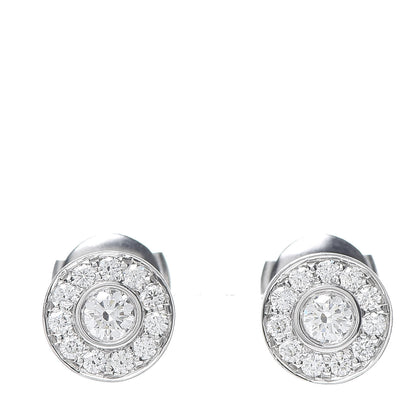 Tiffany Platinum Diamond .53ctw Large Circlet Earrings 1 of 5