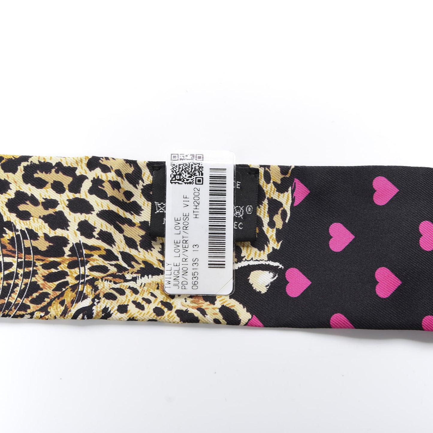 Silk Jungle Love Love Twilly Black Vert Rose Vif