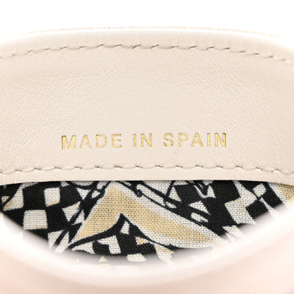 Chanel Caviar Metal Quilted Striated CC Card Holder White 7 of 11