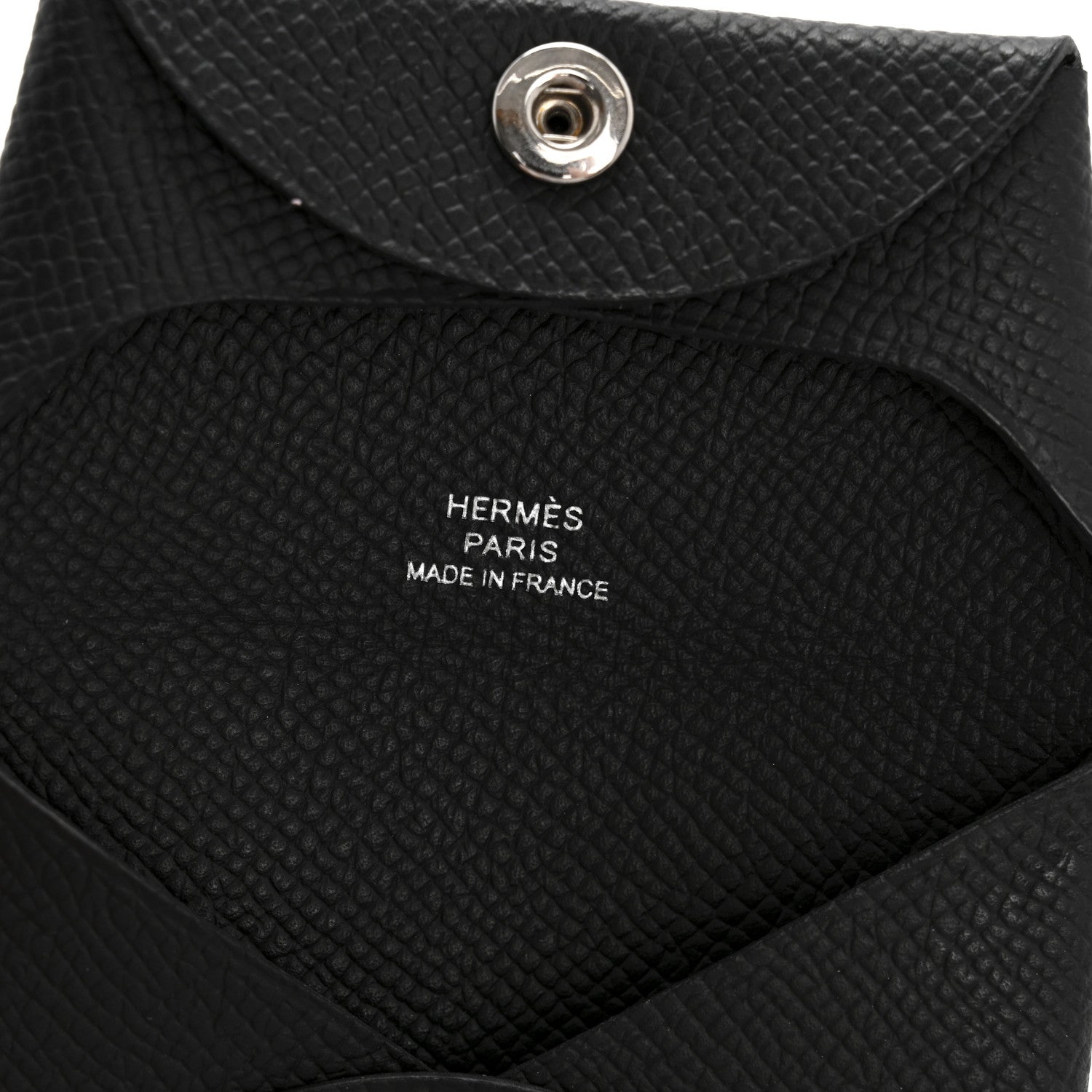 Hermes Epsom Bastia Coin Purse Black 6 of 9