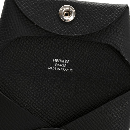 Hermes Epsom Bastia Coin Purse Black 6 of 9