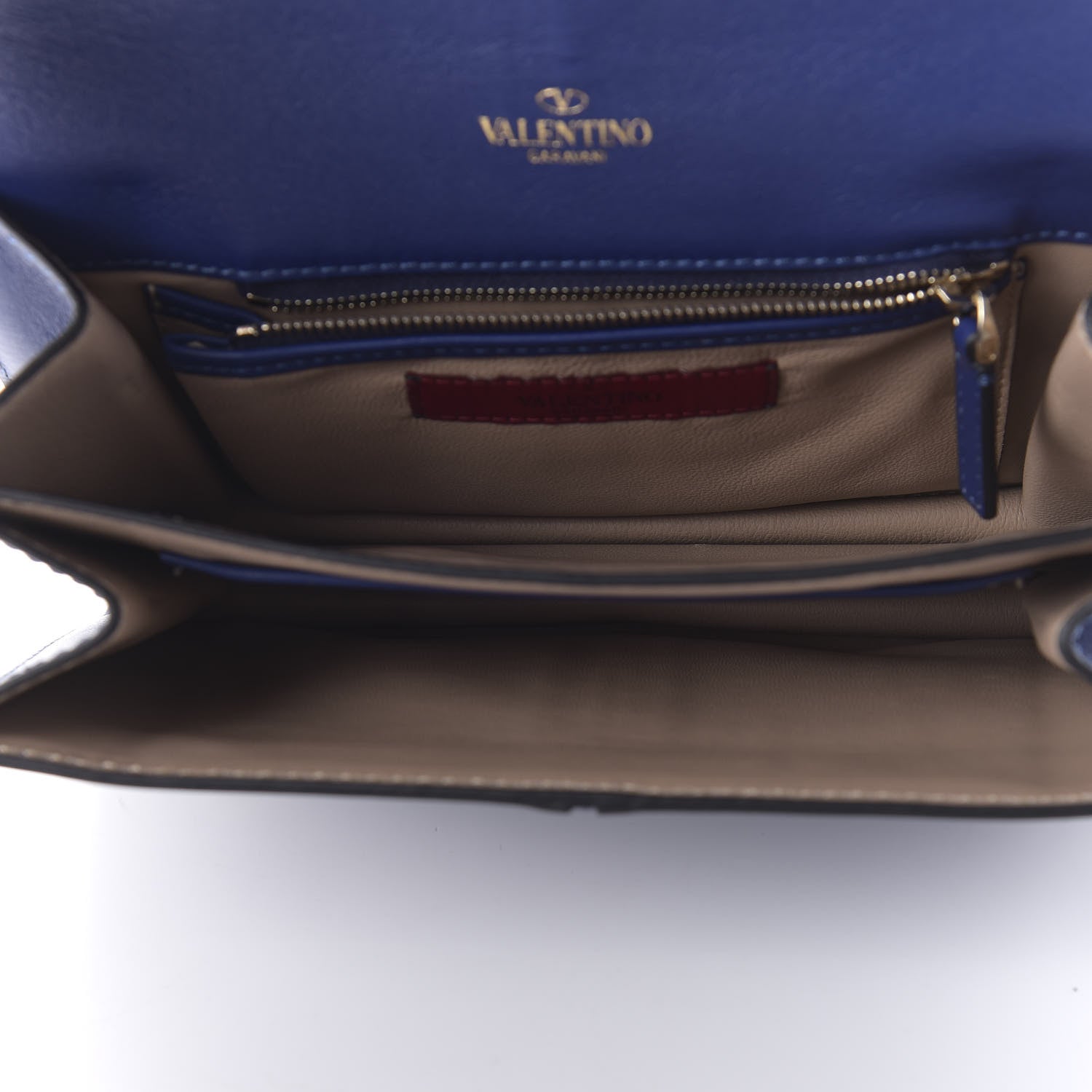 Valentino Garavani Vitello My Own Code Clutch Royal 5 of 10