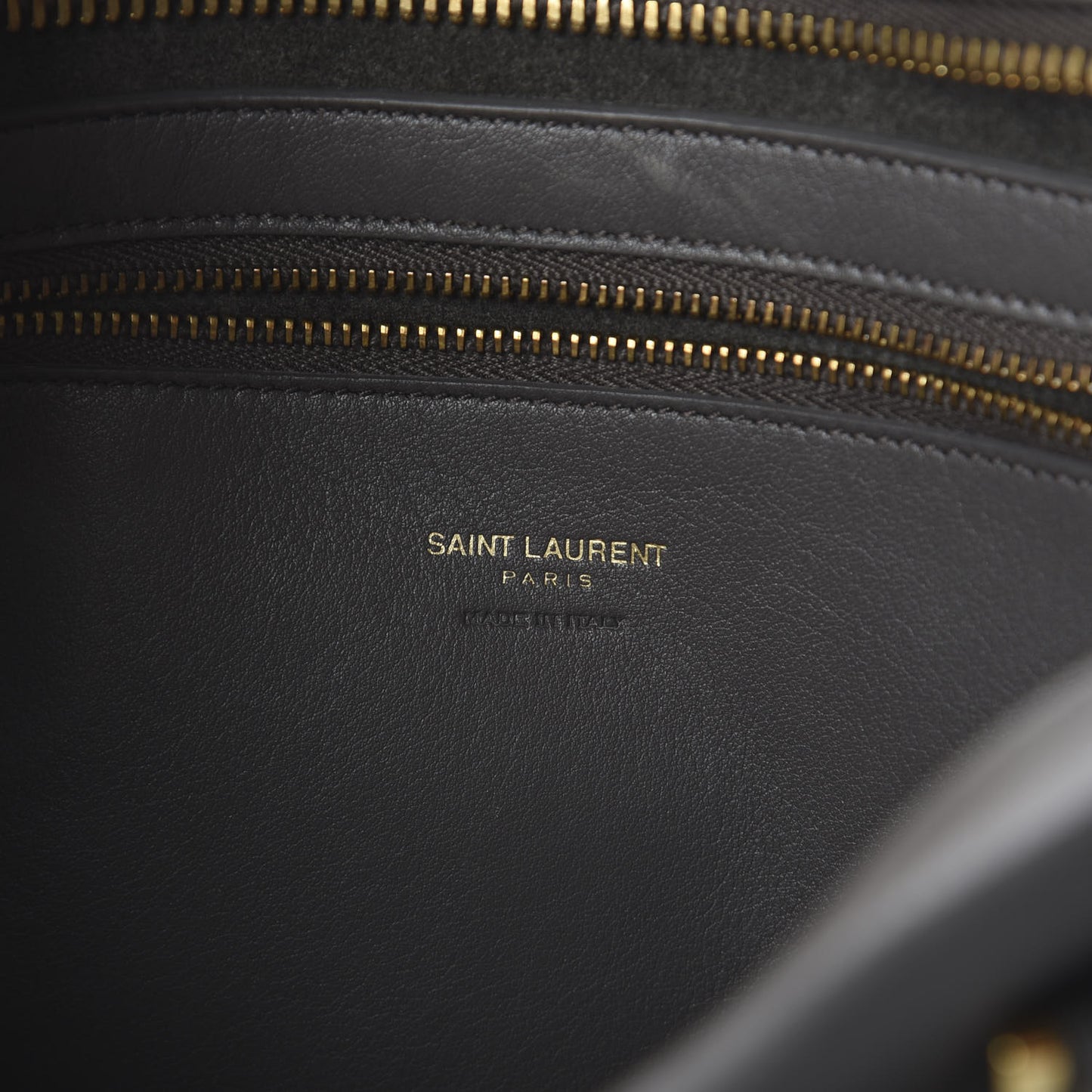 Calfskin Small Monogram Cabas Grey