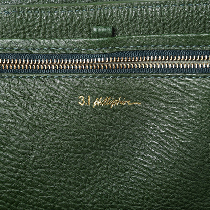 3.1 Phillip Lim 3.1 Textured Calfskin Large Pashli Satchel Jade 6 of 16