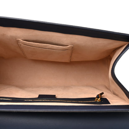 Gucci GG Supreme Monogram Calfskin Medium Padlock Top Handle Bag Beige Blue Mystic White Hibiscus Red 5 of 15