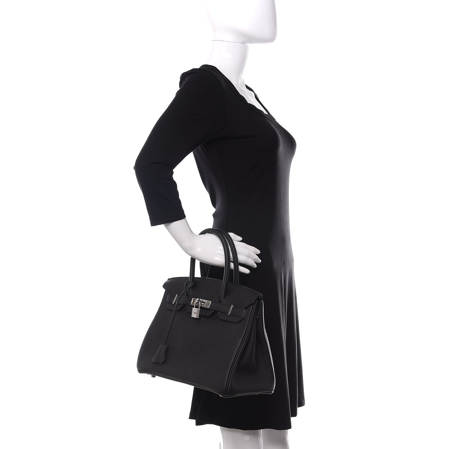 Hermes Togo Birkin 30 Black 2 of 10