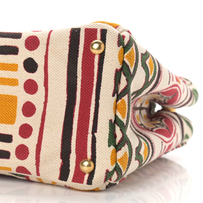 Prada Canapa Stampada Small Tote Multicolor 8 of 8