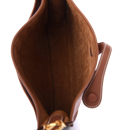 Hermes Taurillon Clemence Evelyne III PM Gold 5 of 9
