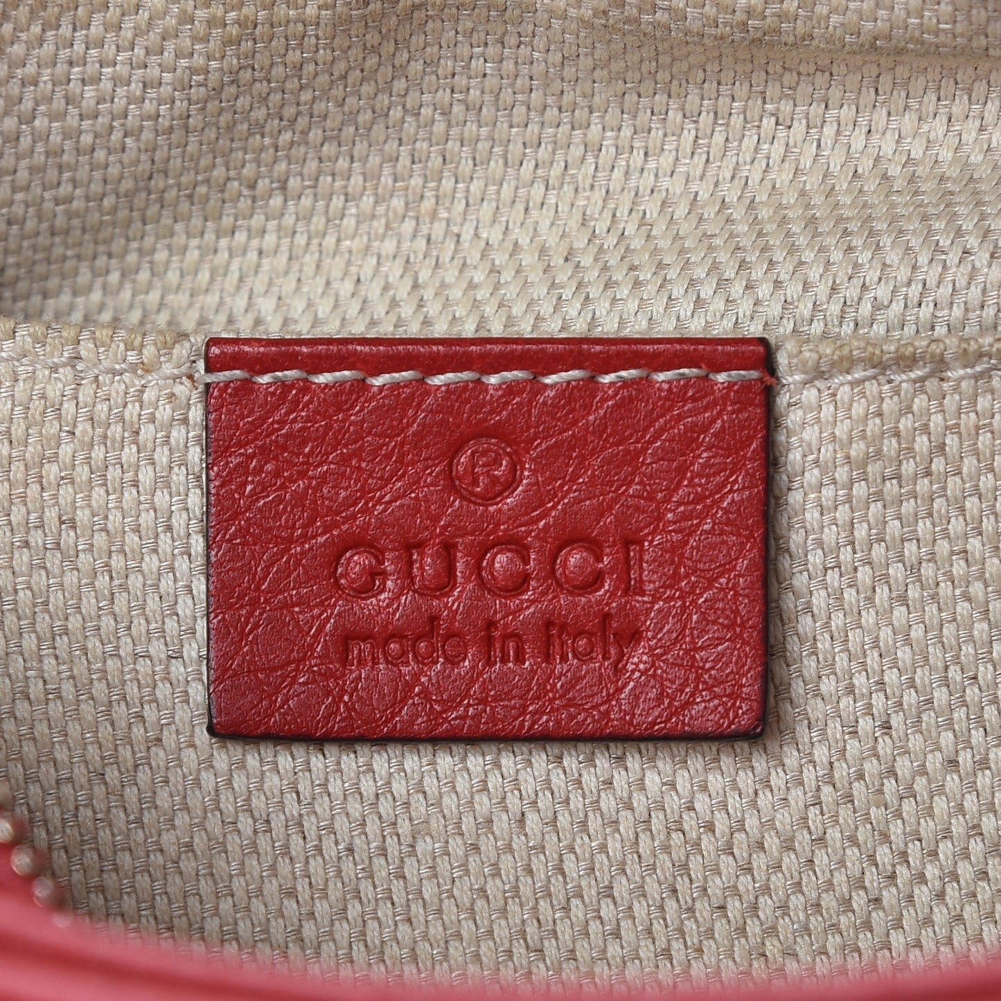 Pebbled Calfskin Small Soho Disco Bag Tabasco Red