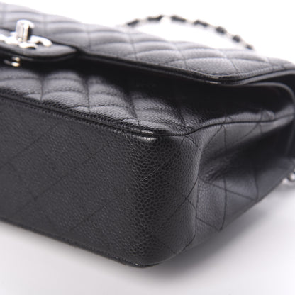 Chanel Caviar Quilted Medium Double Flap Black 10 of 10