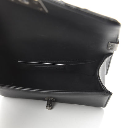 Chanel Calfskin Patent Calfskin Caviar Small Boy Flap Black 5 of 11