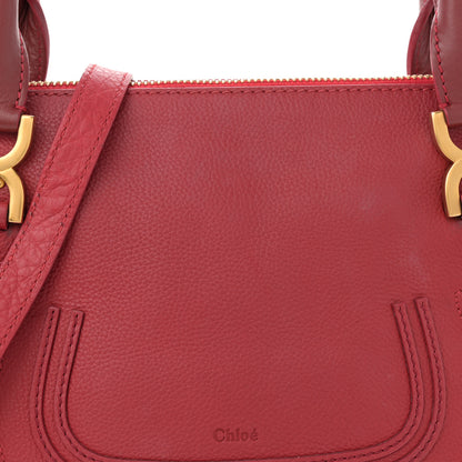 Chloe Calfskin Medium Marcie Satchel Red 8 of 12
