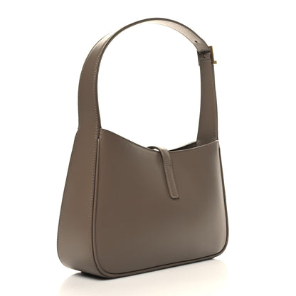 Saint Laurent Smooth Calfskin Le 5 A 7 Hobo Taupe 3 of 10