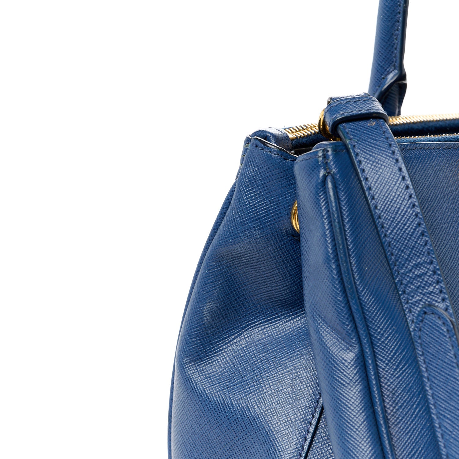 Prada Saffiano Medium Galleria Double Zip Tote Bluette 11 of 11