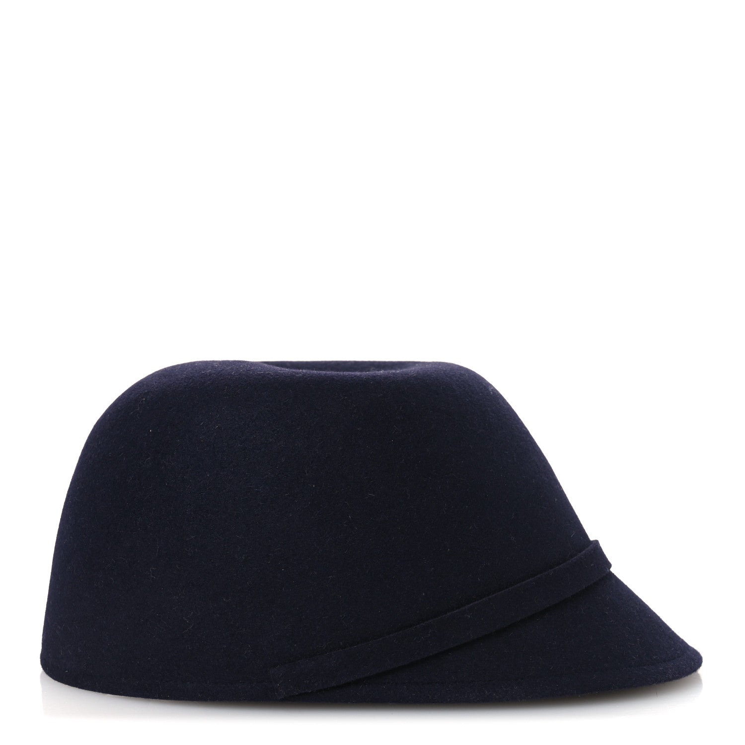 Christian Dior Rabbit Felt Hat 57 Navy 5 of 8